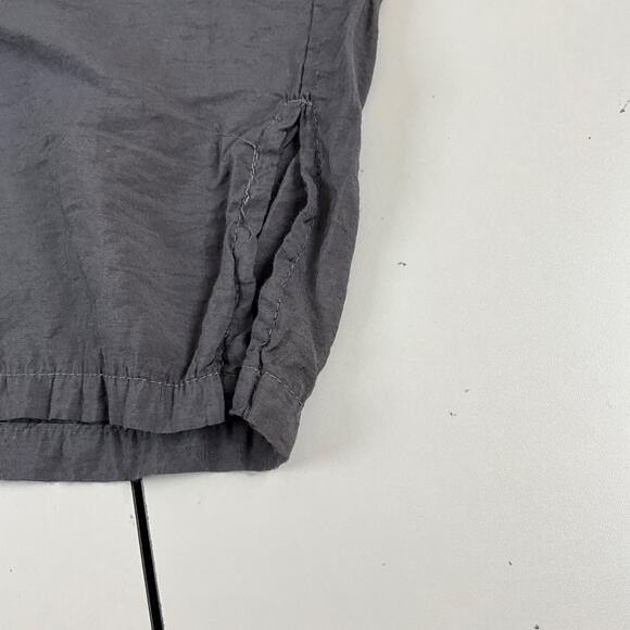 Cut Loose Crop Wide Leg Split Ankle Gray Lightweight Pants Womens Sz L - Picture 14 of 14